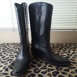 Donald J. Pliner Cowboy Style Rubber Rain Boots
